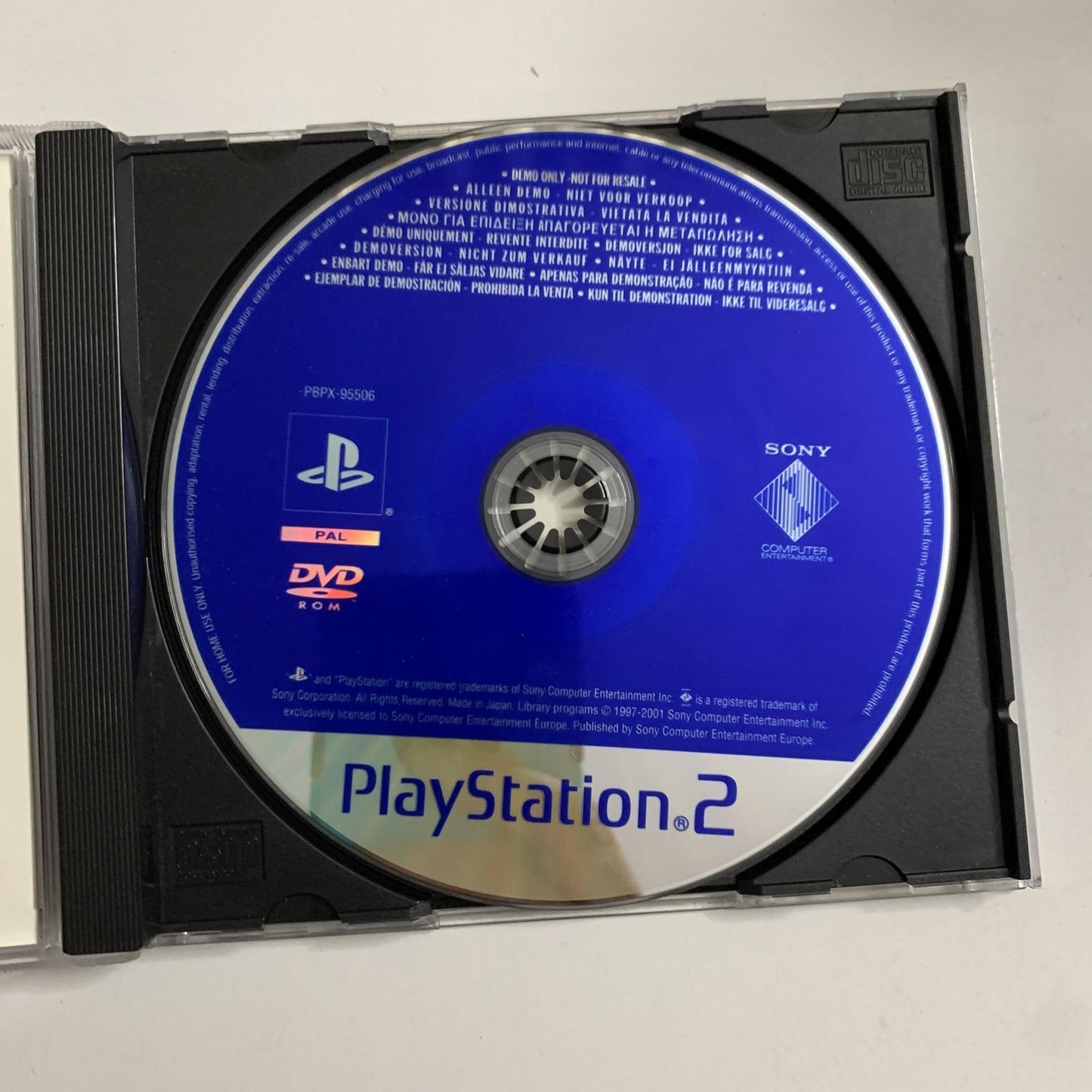 PlayStation 2 Demo Disc PBPX-95506 Sony PS2 PAL Demo Collection Games