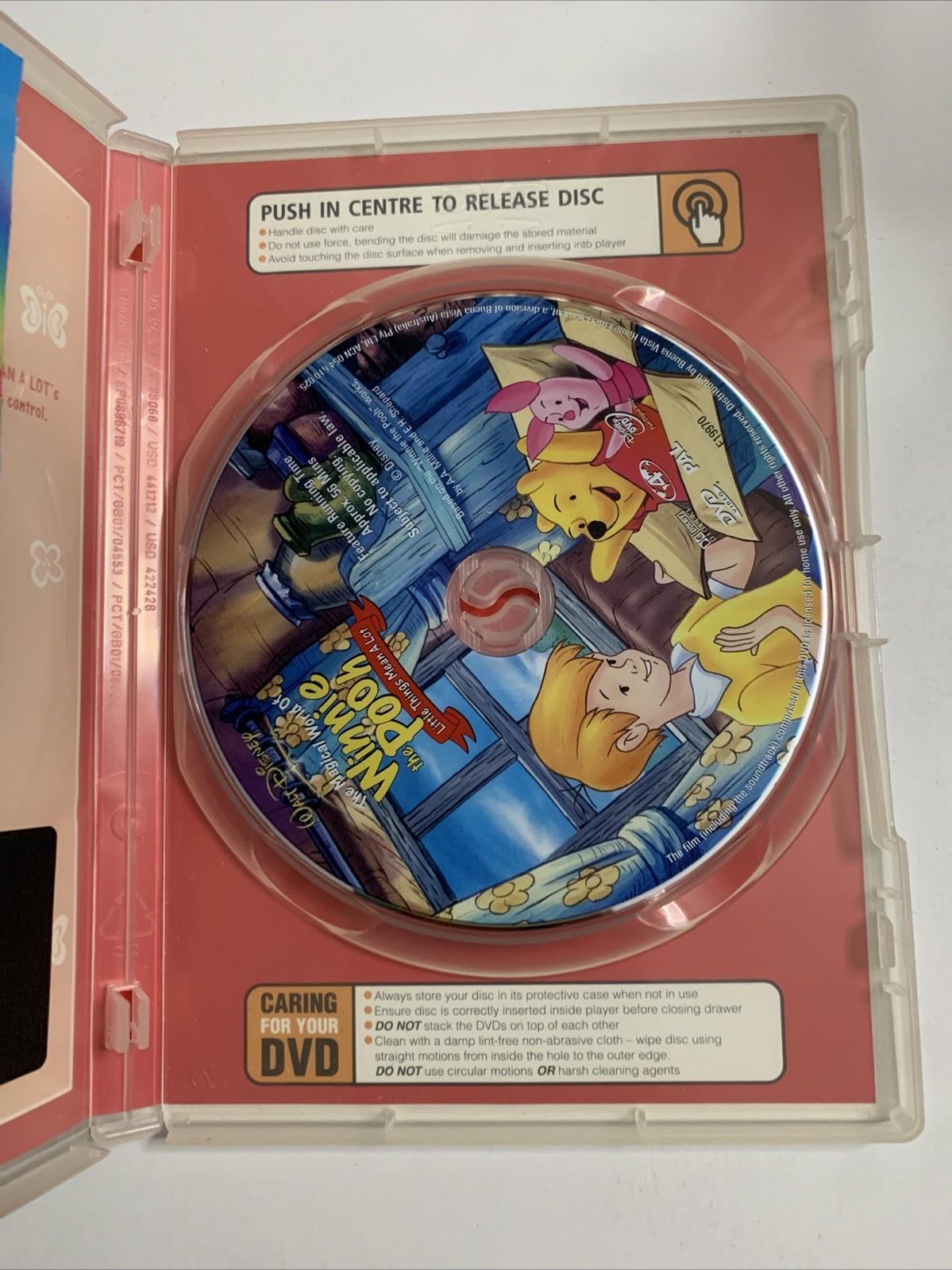 Winnie The Pooh: Little Things Mean A Lot (DVD, 2003) Disney Animation Region 4