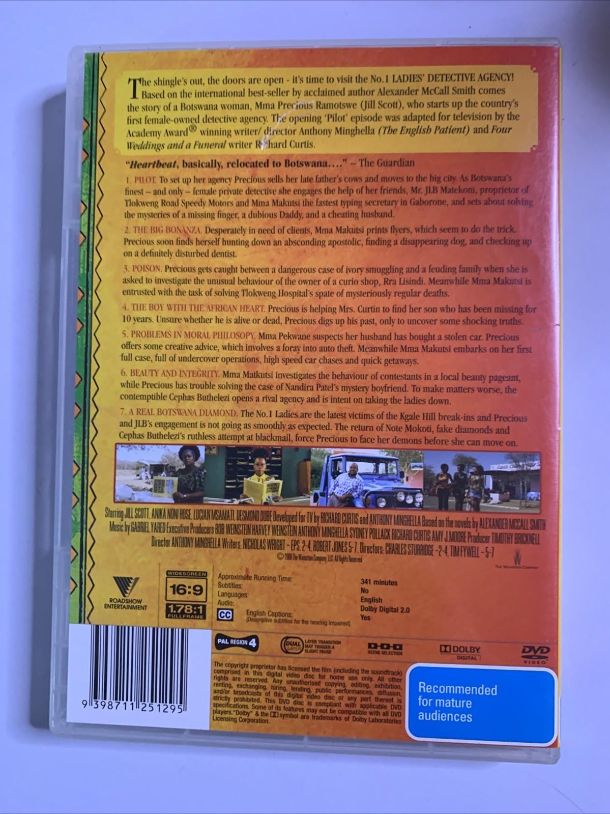 The No.1 Ladies Detective Agency : Season 1 (DVD, 2009, 3-Disc) Region 4