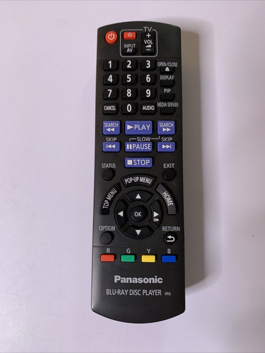 Genuine Panasonic N2QAYB000580 Remote Control For Panasonic Blu-ray Player