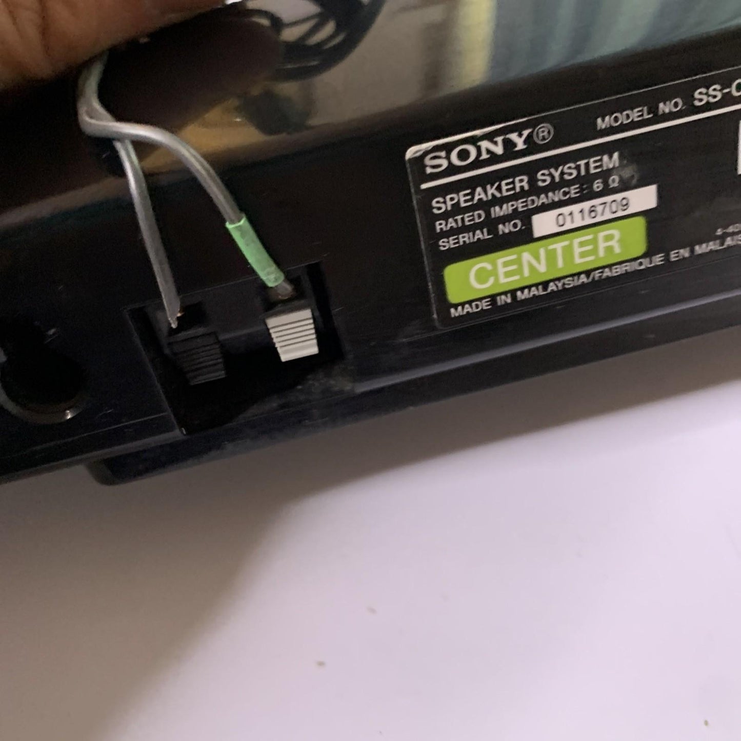 Sony SS-CTB111 Centre Speaker 6 Ohms