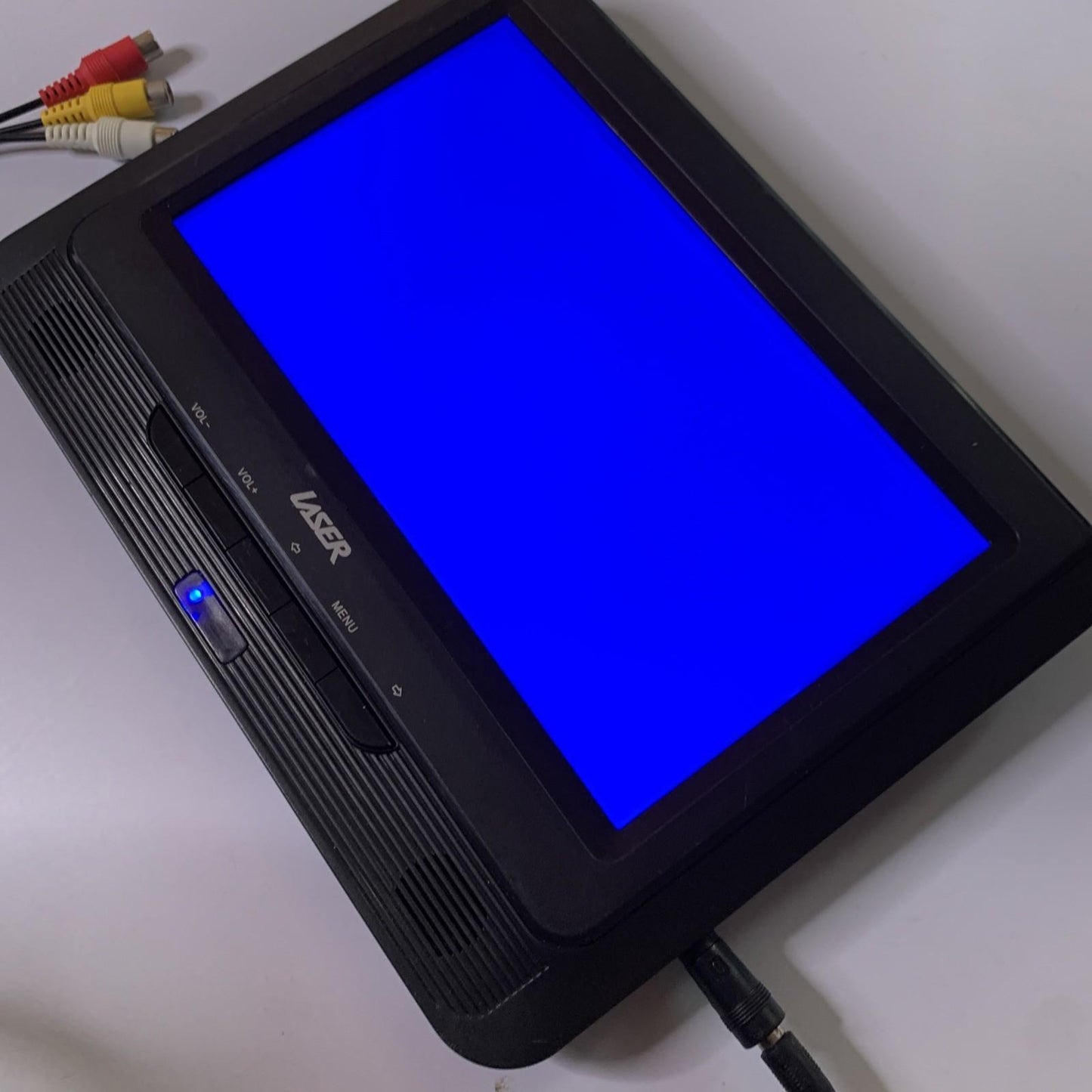 Laser 9" LCD Monitor RCA Composite With Speaker And Power Supply