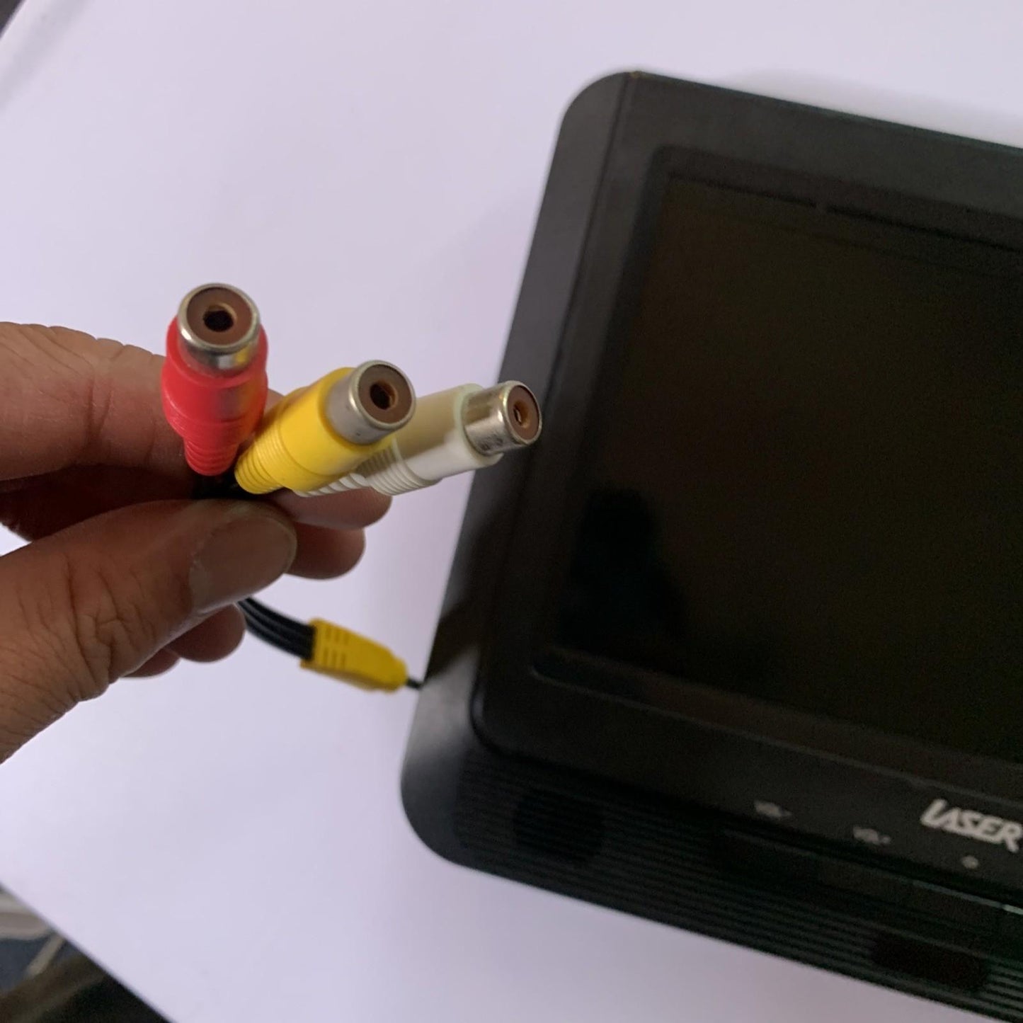 Laser 9" LCD Monitor RCA Composite With Speaker And Power Supply