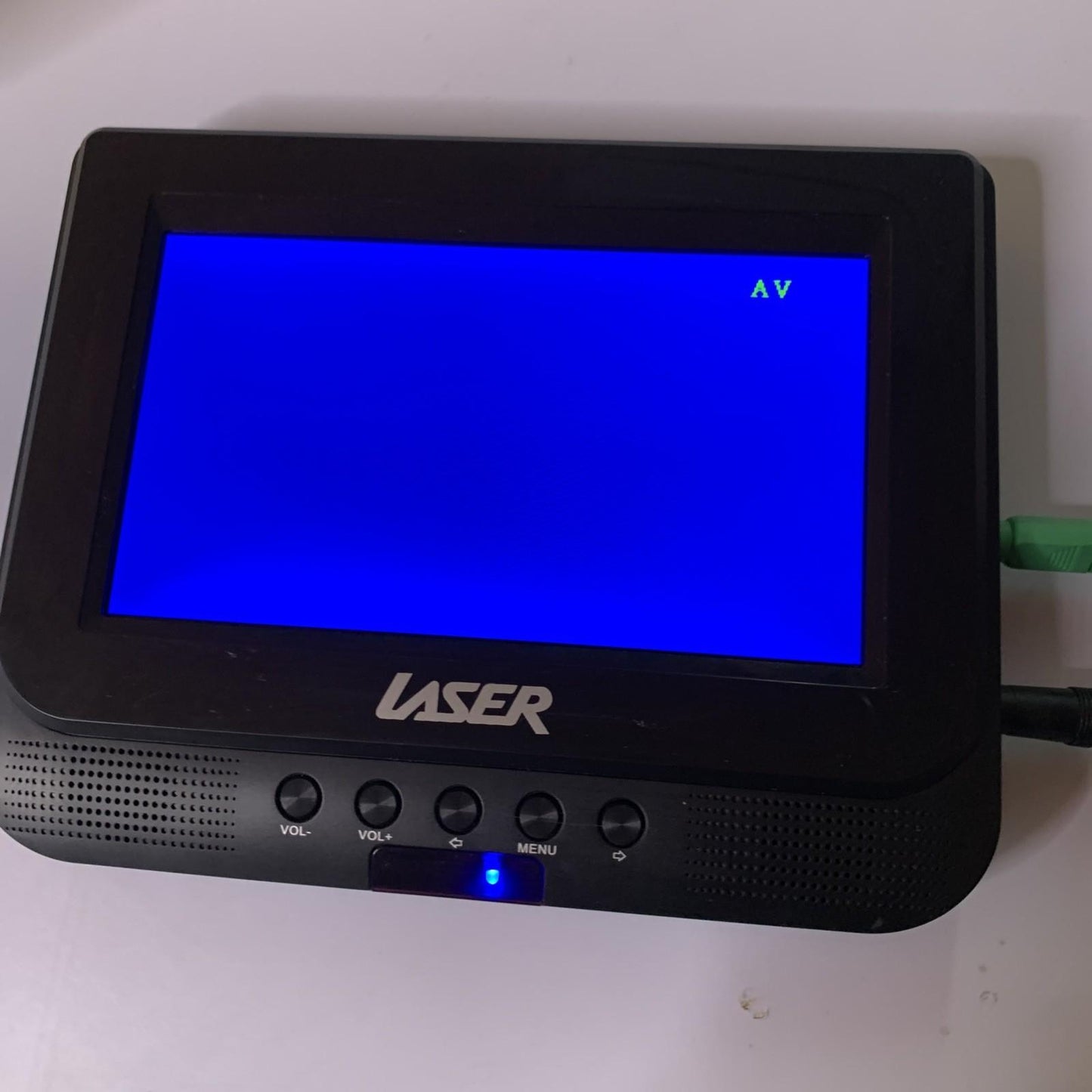 Laser LCD 7" Monitor RCA Composite With Speaker & Power Supply