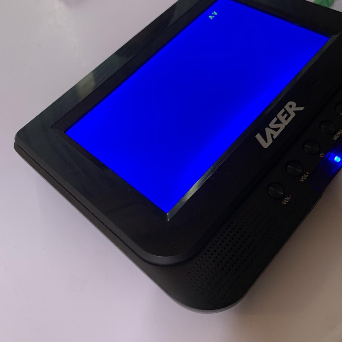 Laser LCD 7" Monitor RCA Composite With Speaker & Power Supply