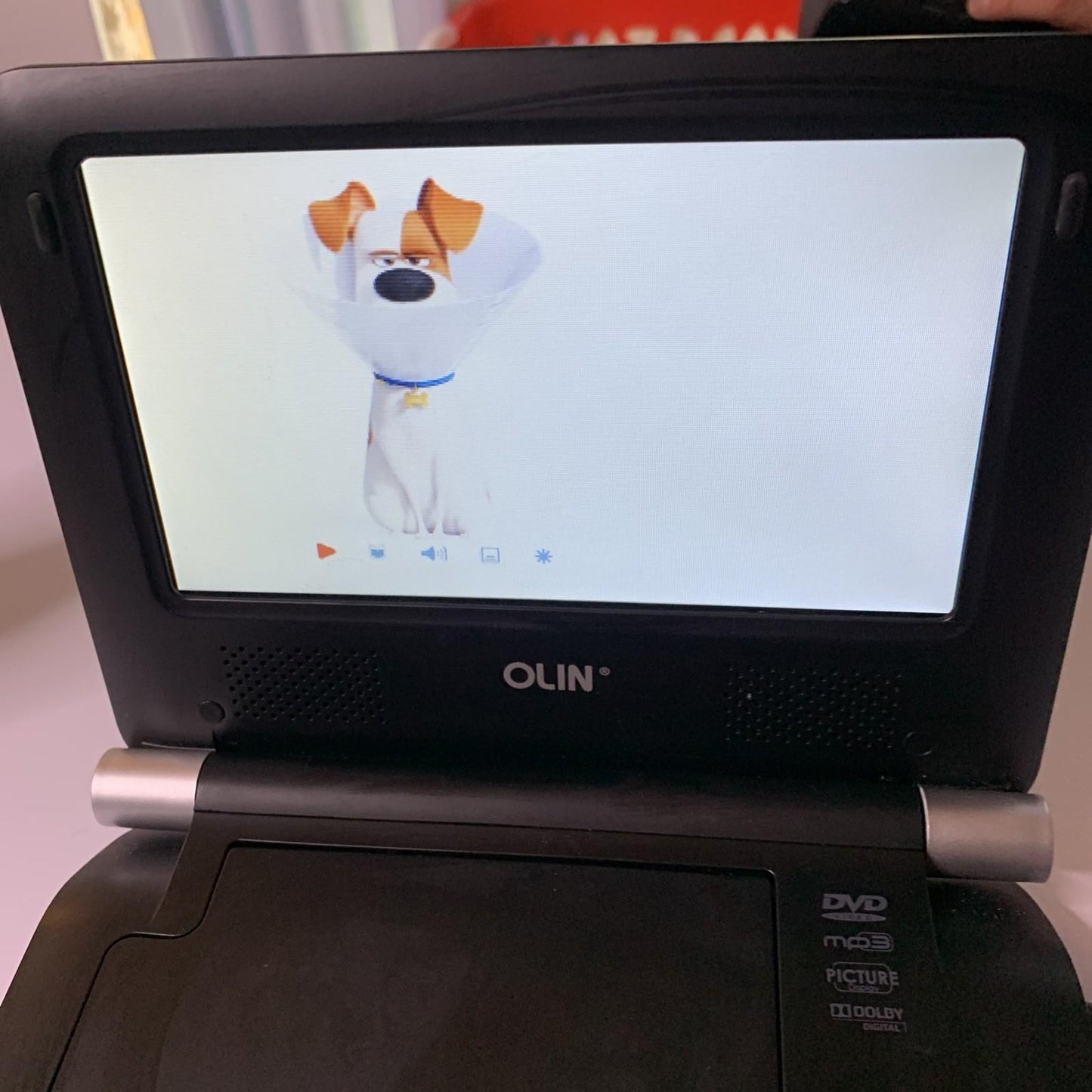 Olin 7" Portable DVD Player PD-720B With Power Supply