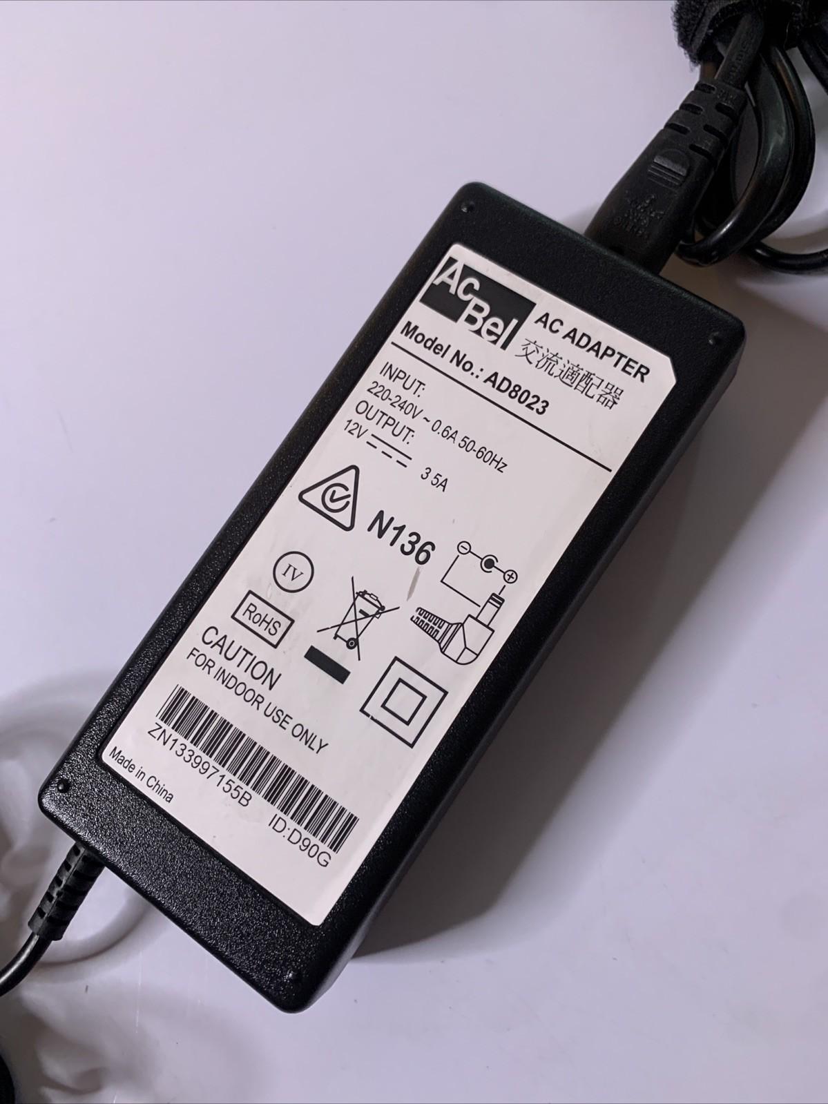 Geniune Foxtel AD8023 AC Adapter 12V 3.5A Power Supply