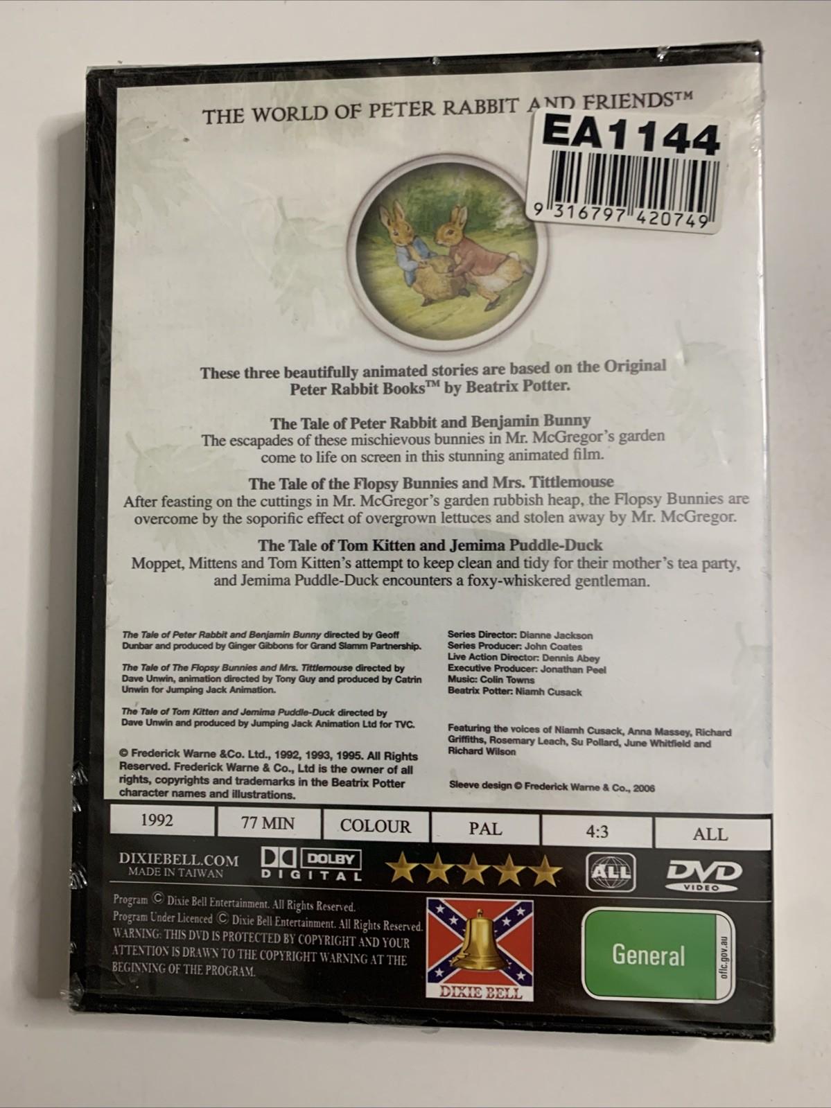 Beatrix Potter The World Of Peter Rabbit And Friends (DVD, 1992) All Regions NEW