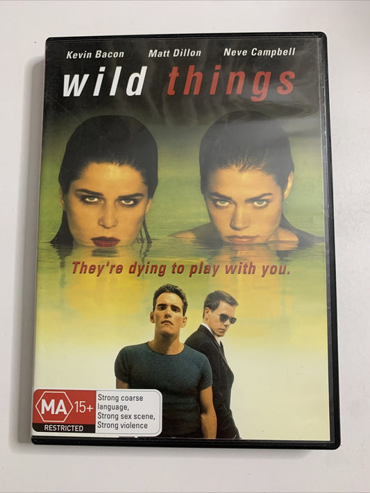 Wild Things (DVD, 1997) Matt Dillon, Neve Campbell, Denise Richards Region 4