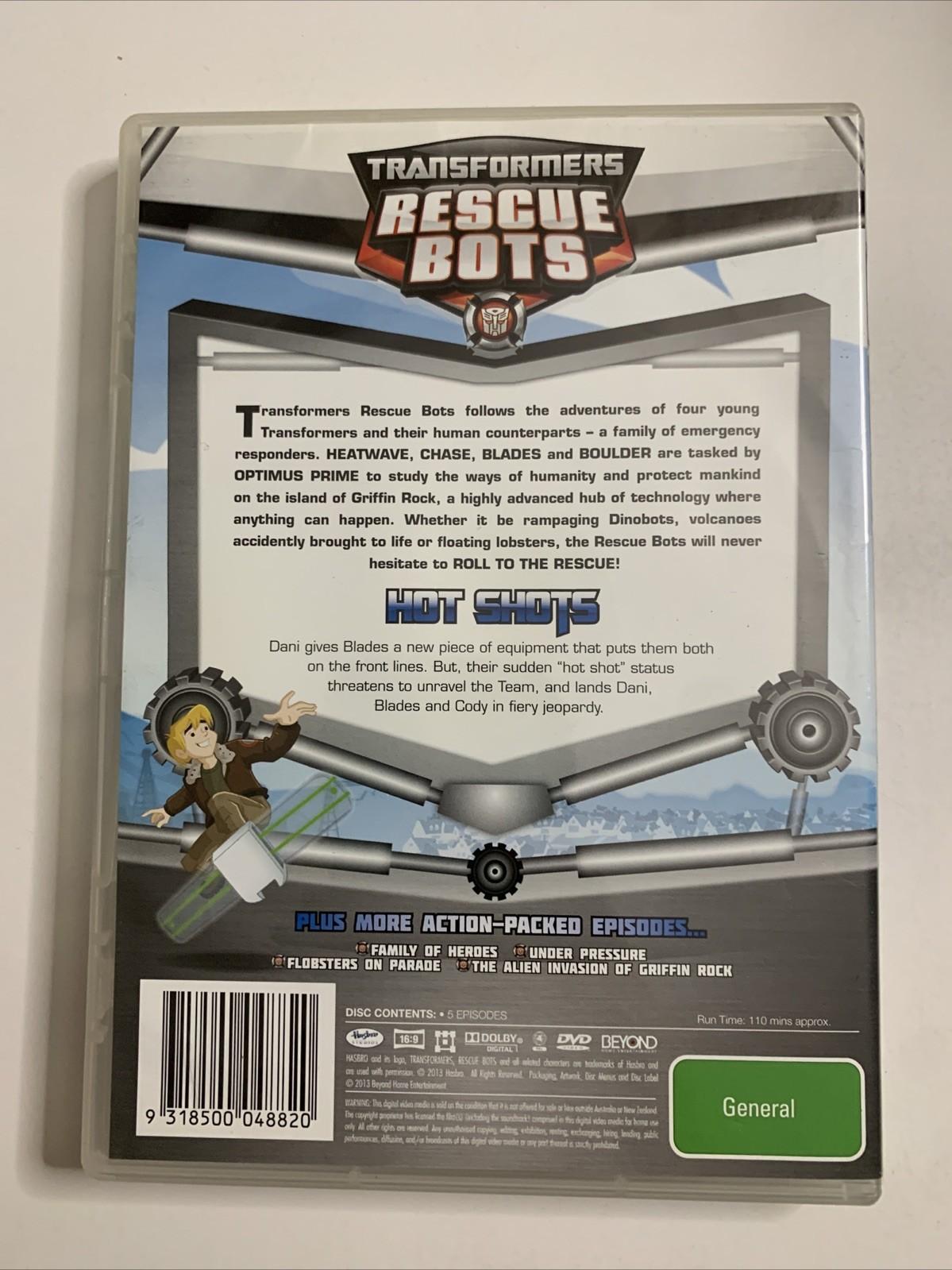 Transformers Rescue Bots: Hot Shots (DVD, 2011) Animation Region 4