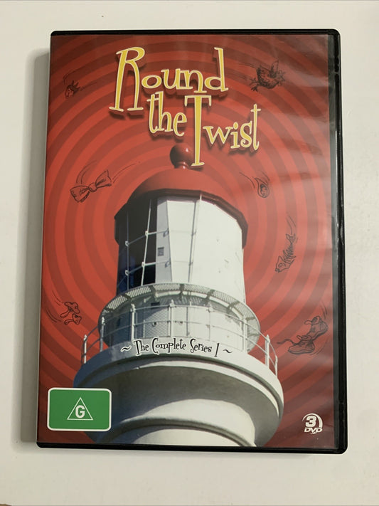Round The Twist : Series 1 (DVD, 1989, 3-DIscs) Region 4