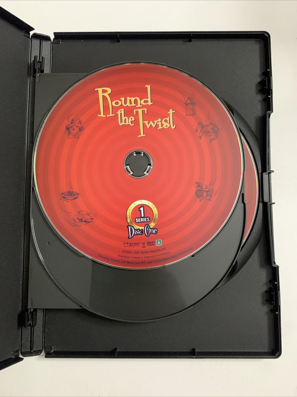 Round The Twist : Series 1 (DVD, 1989, 3-DIscs) Region 4