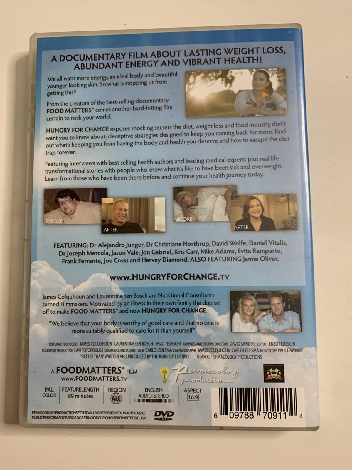 Hungry For Change (DVD, 2012)  Documentary All Regions