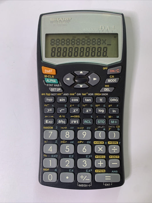 Sharp Scientific Calculator EL 531WH Advance D.A.L
