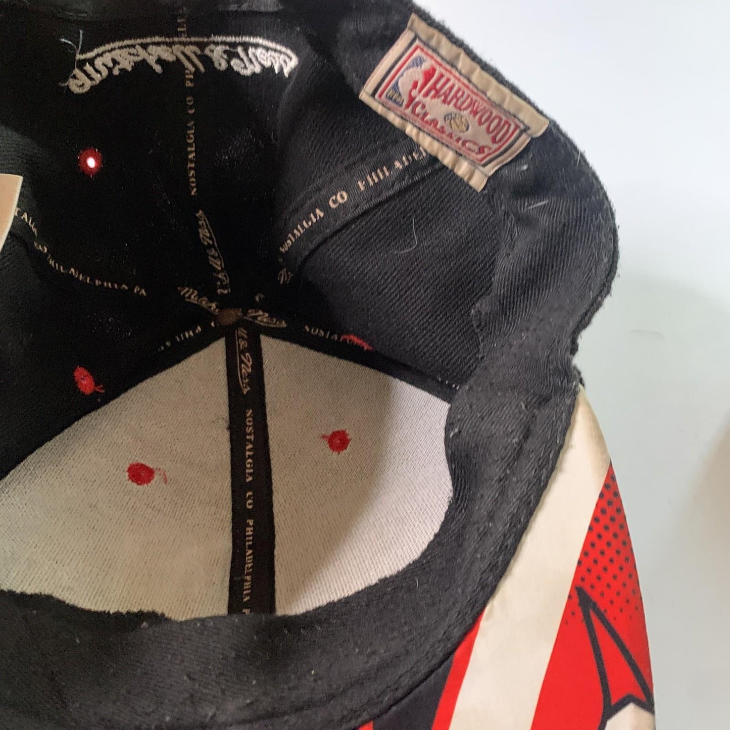 Chicago Bulls Cap Embroidered Snapback Mitchell And Ness