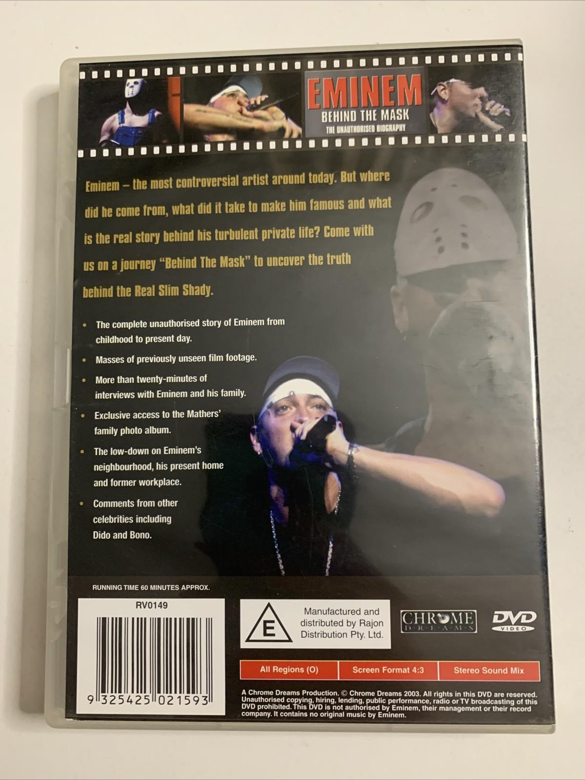 Eminem Behind the Mask : The Unauthorised Biography (DVD, 2000) All Regions