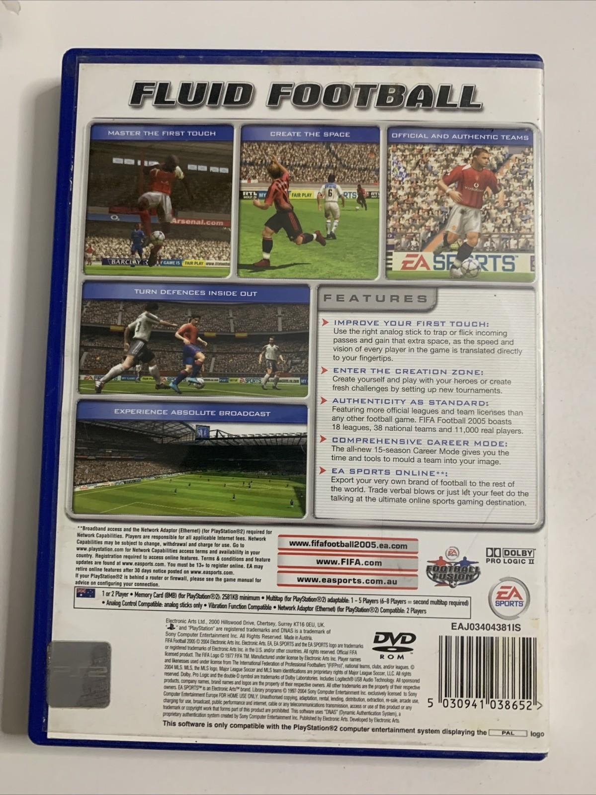 FIFA Football 2005 PS2 PlayStation 2 PAL EA Sports Game Complete
