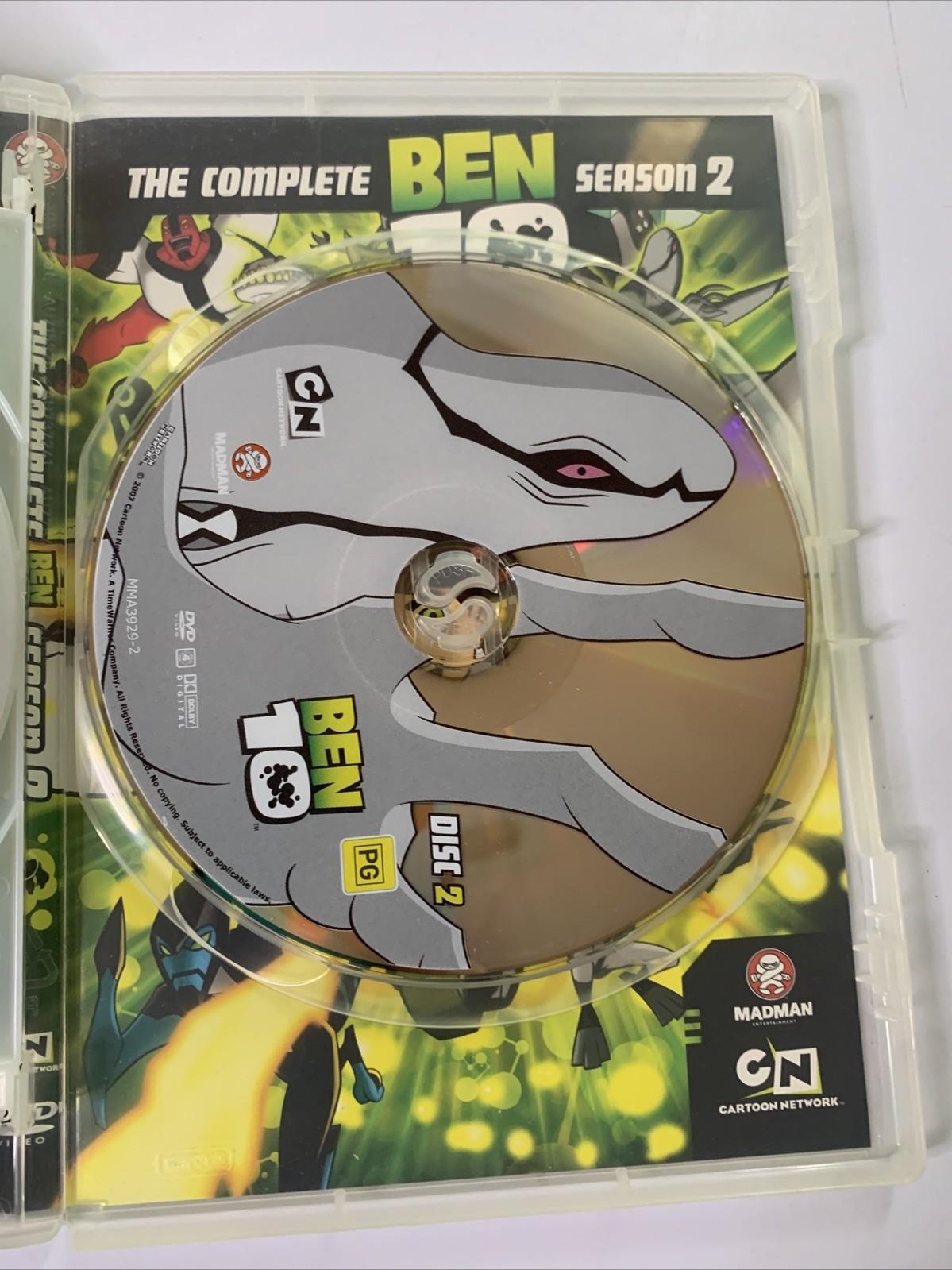 Ben 10 : Season 2 (DVD, 2006) 2-Disc Animation Madman Region 4