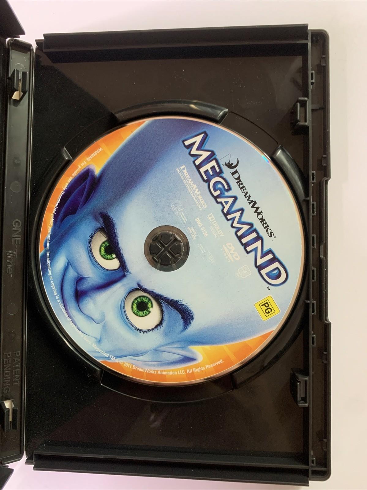 Megamind (DVD, 2010) Will Ferrell Dreamworks Animated Film Region 4