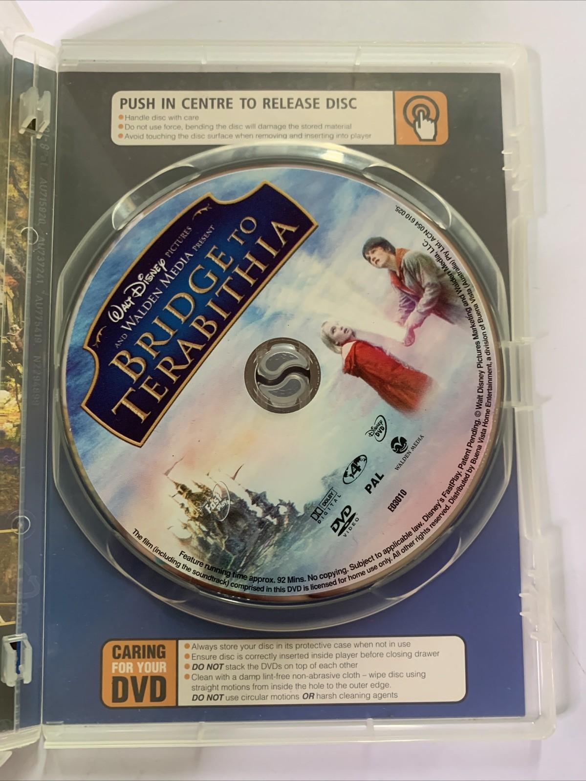 Bridge To Terabithia (DVD, 2007) Disney Film Region 4