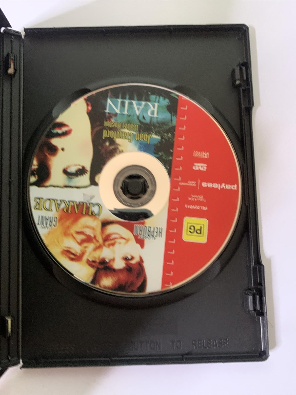 Charade / Rain (DVD) Joan Crawford, Audrey Hepburn, Cary Grant  All Regions