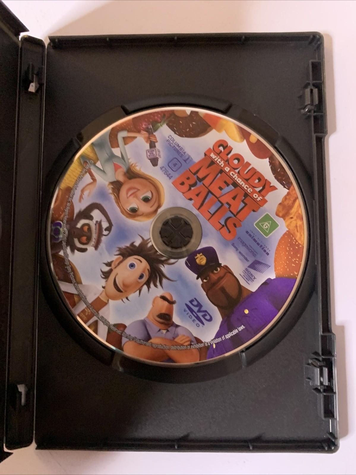 Cloudy With A Chance Of Meatballs (DVD, 2009) Animation Region 4