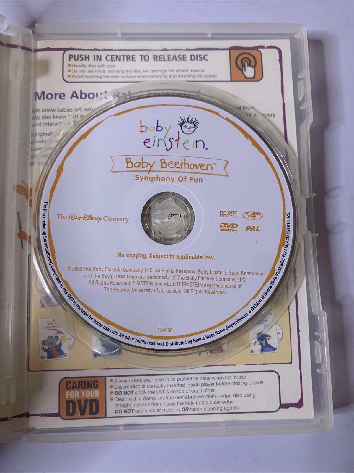Disney Baby Einstein: Baby Beethoven (DVD, 2002) Early Education All Regions
