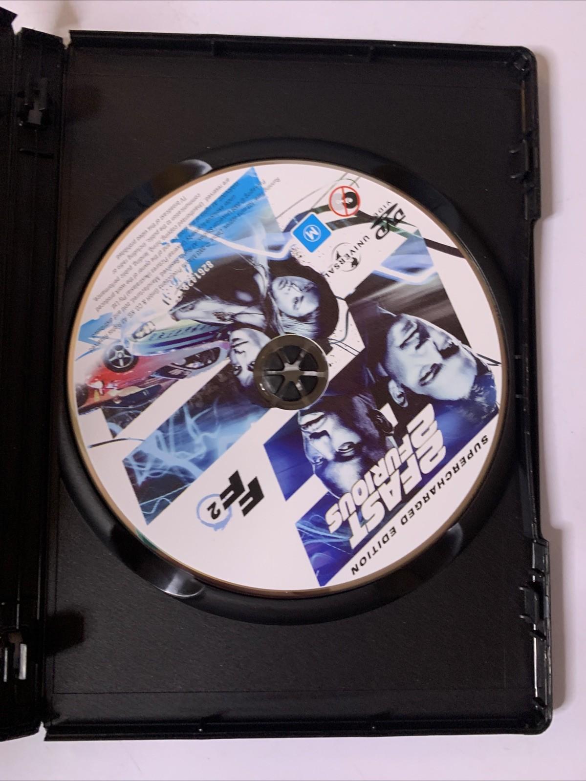 2 Fast 2 Furious Supercharged Edition (DVD, 2003) Paul Walker Region 4