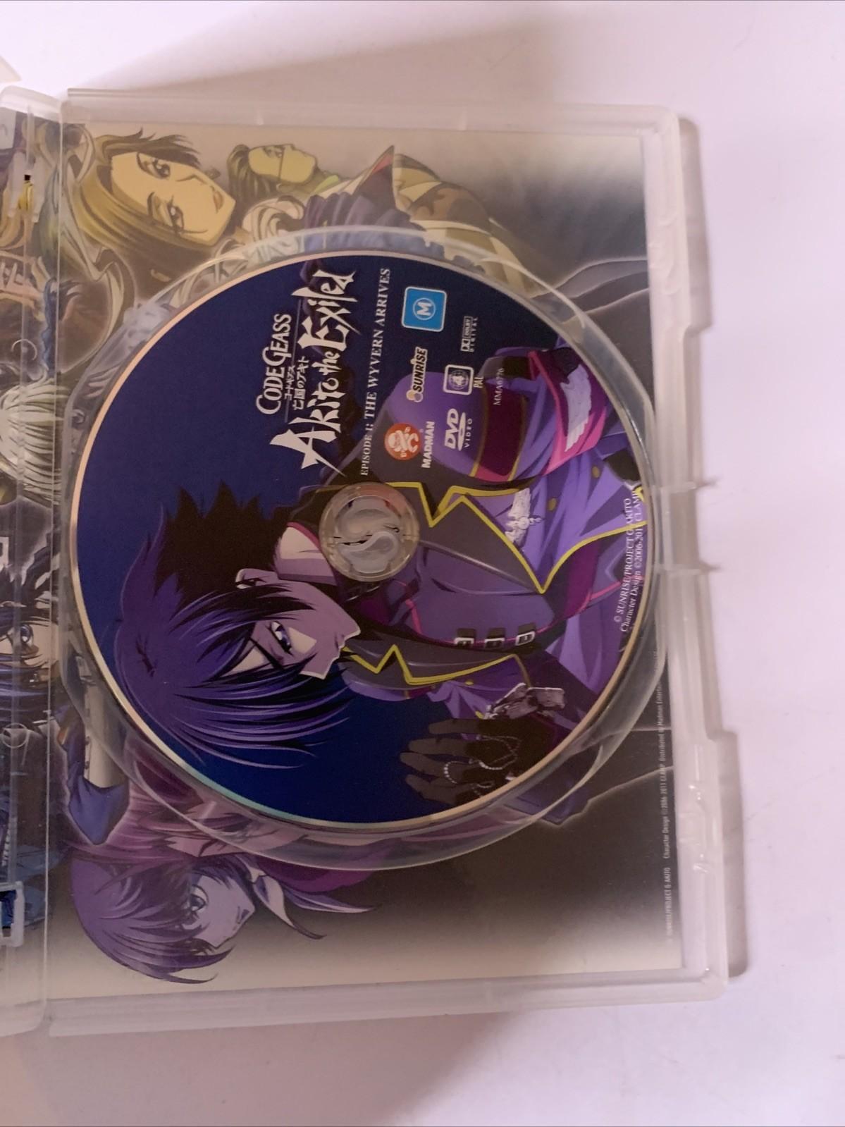 Code Geass : Akito The Exiled -The Wyvern Arrives (DVD, 2011) Anime Region 4
