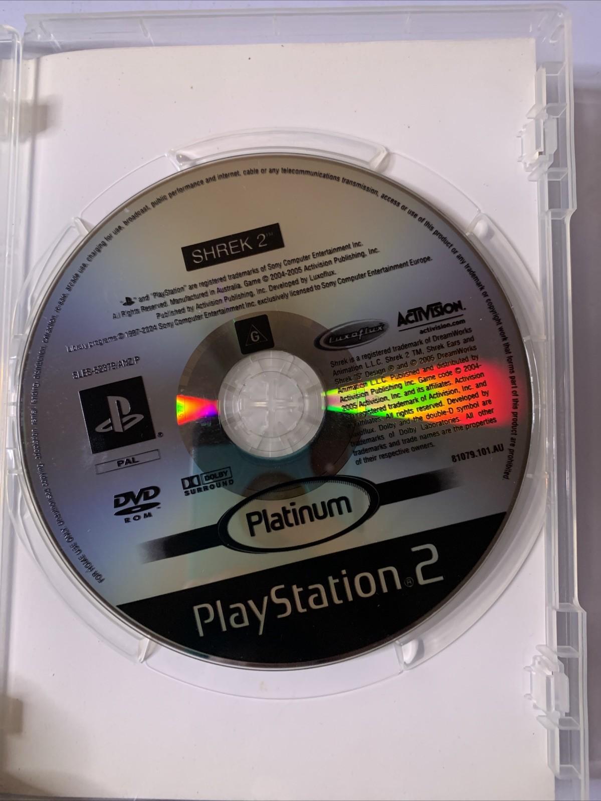 Shrek 2 PS2 PlayStation 2 Platinum PAL 2004 Game