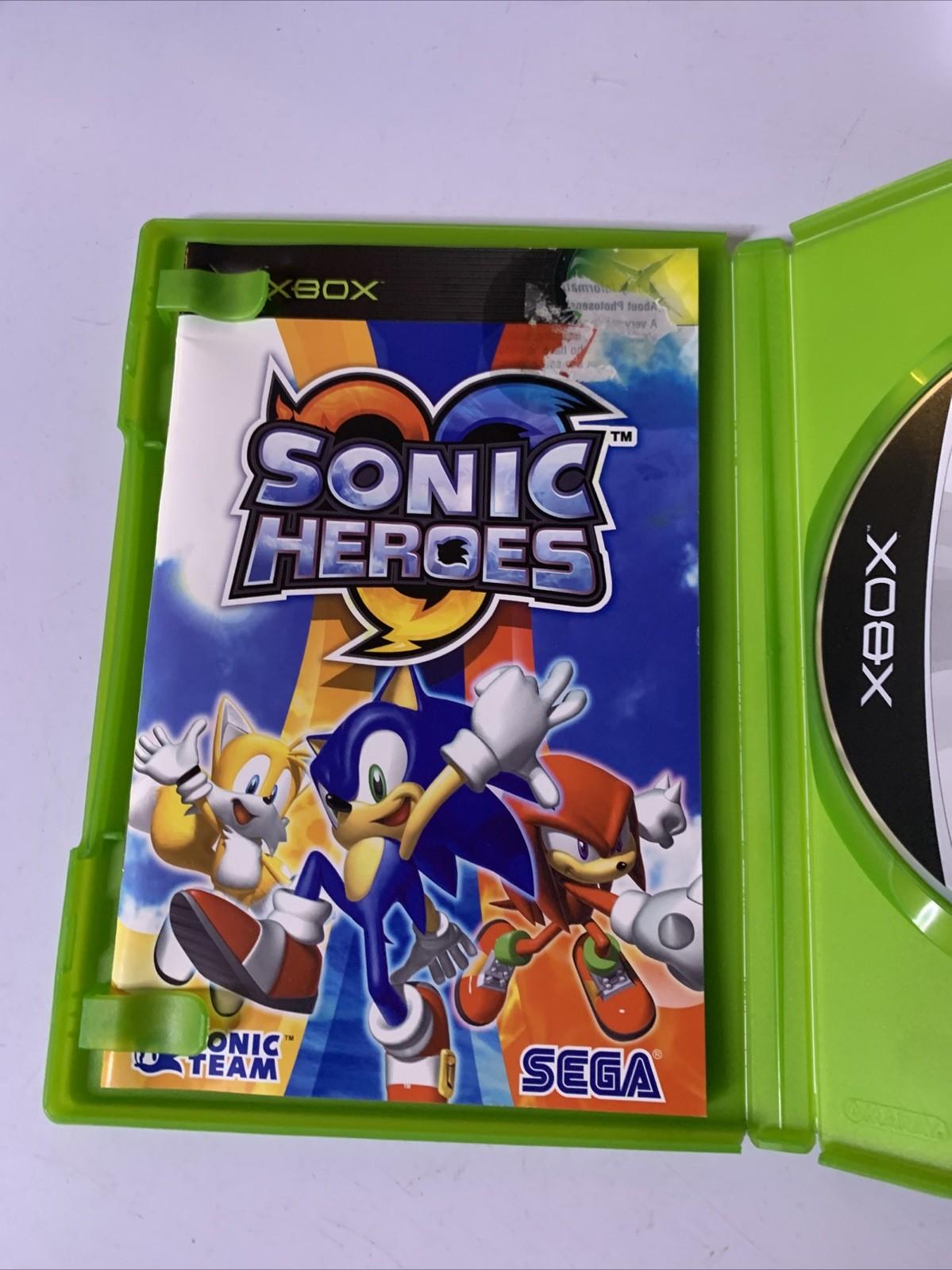 Sonic Heroes Microsoft XBOX Original 2004 PAL Game Complete
