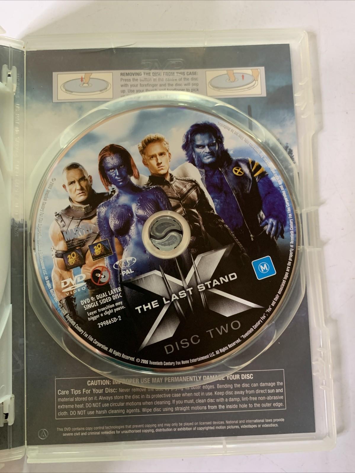 X-Men 3: The Last Stand (Special Edition, DVD, 2006) 2-Disc Region 4