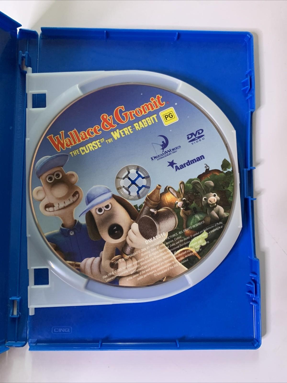 Flushed Away / Wallace & Gromit The Curse Of The Were Rabbit (DVD) Region 4 &2