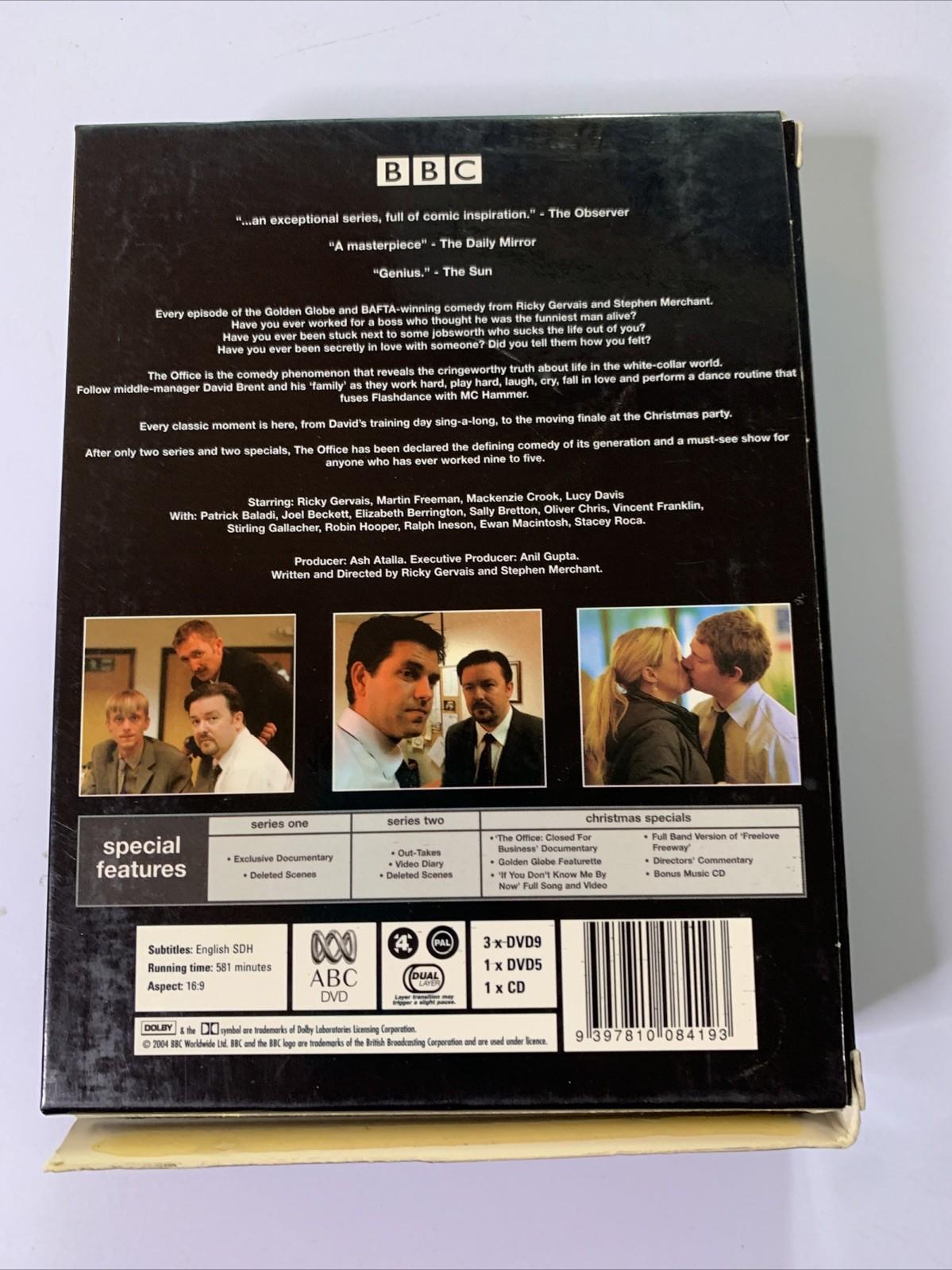 The Office UK: The Complete Boxset (DVD, 2001) Ricky Gervais Region 4