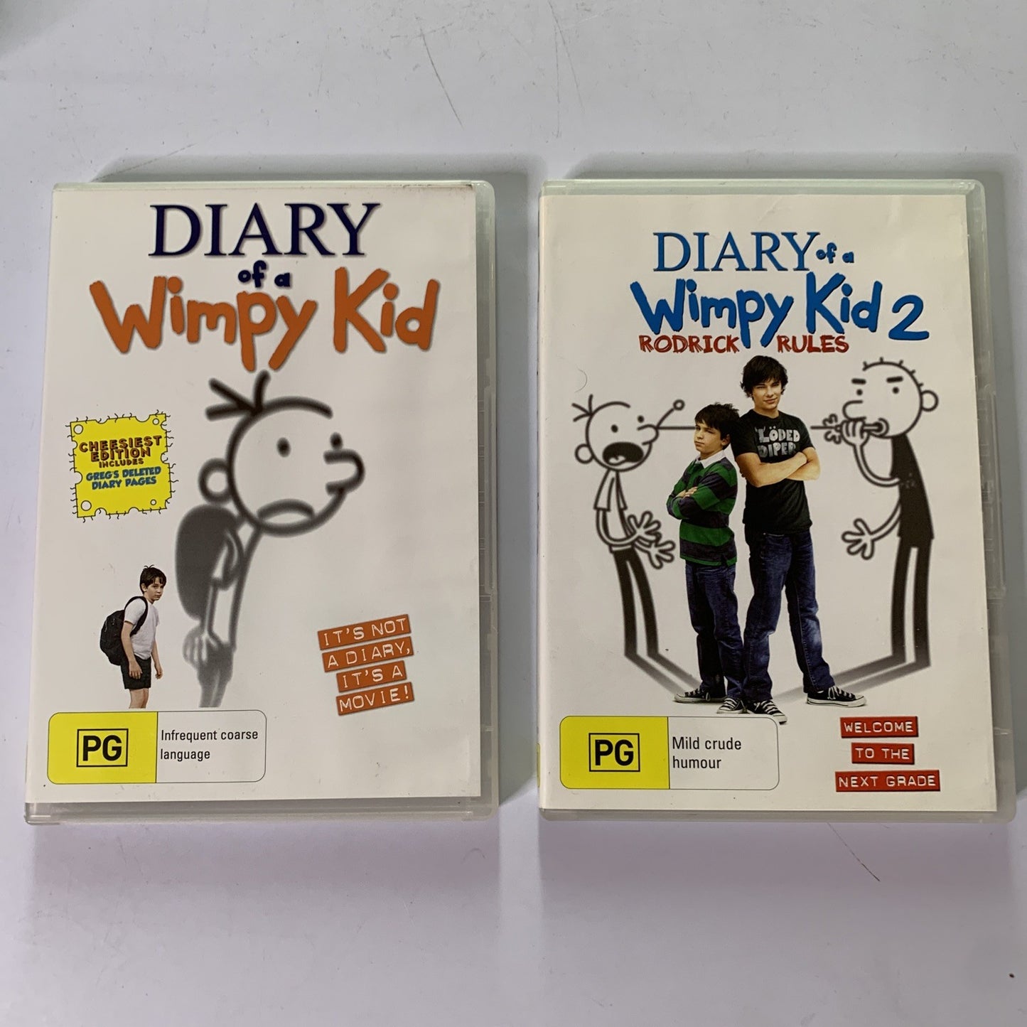 Diary of a Wimpy Kid 1 & 2 (DVD, 2011) Region 4