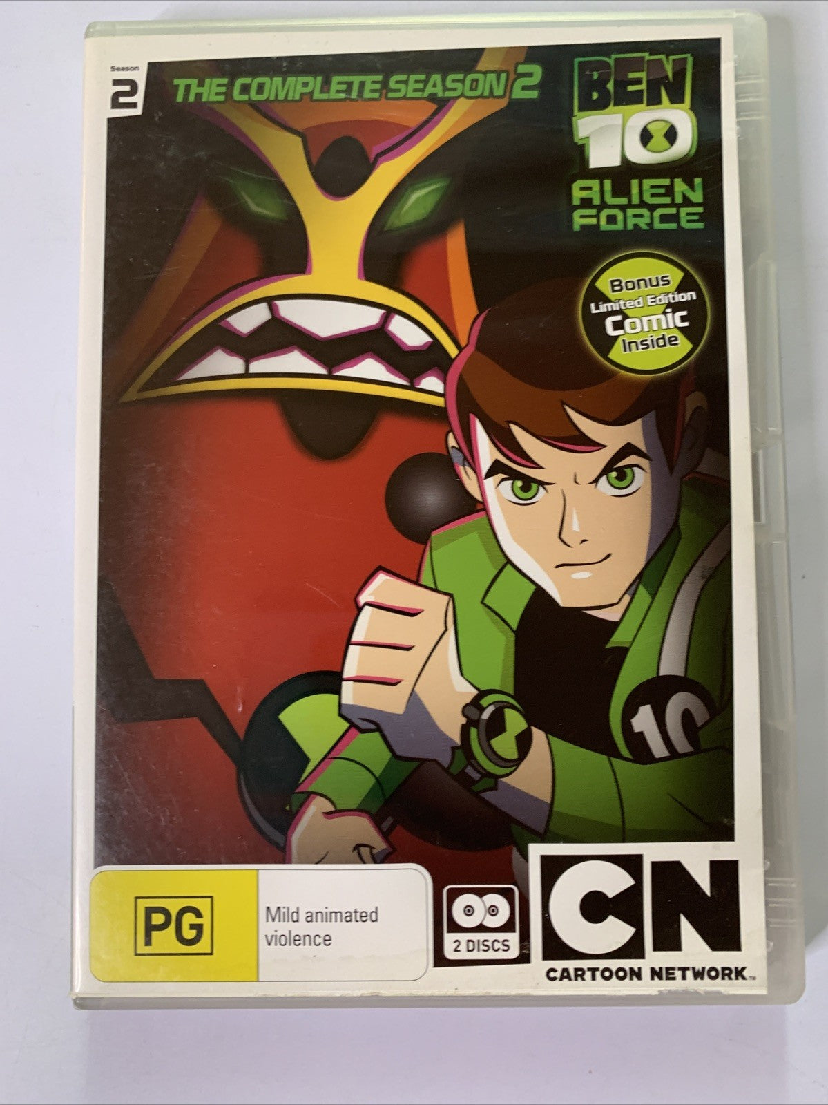 Ben 10 Alien Force : Complete Season 2 (DVD, 2008) Animation Region 4