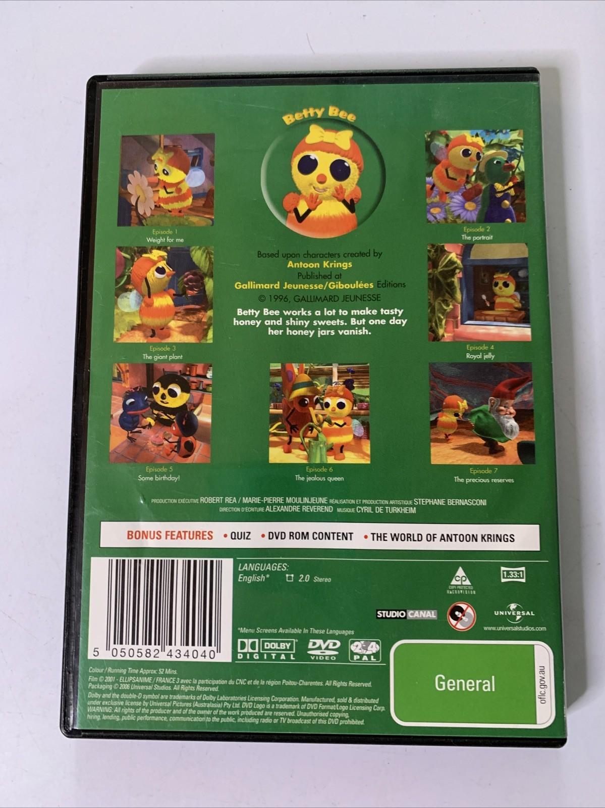 Betty Bee: Funny Little Bugs (DVD, 1996) Animation Region 4 &2