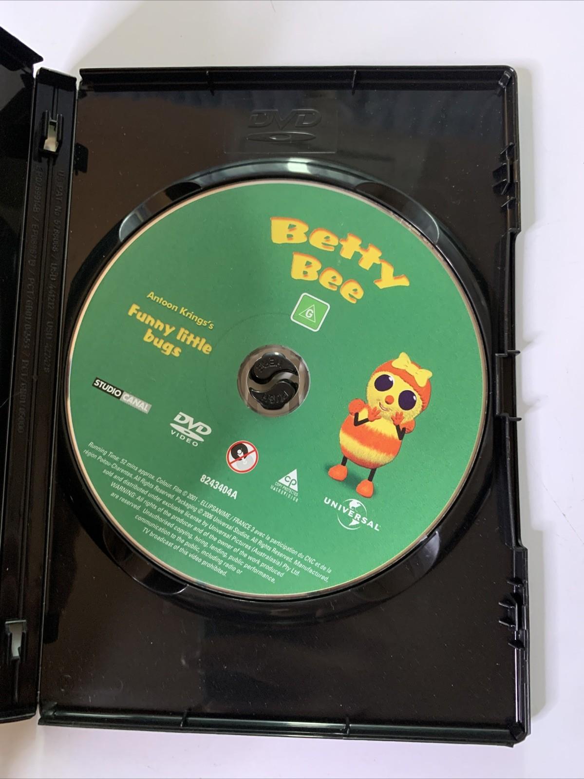 Betty Bee: Funny Little Bugs (DVD, 1996) Animation Region 4 &2