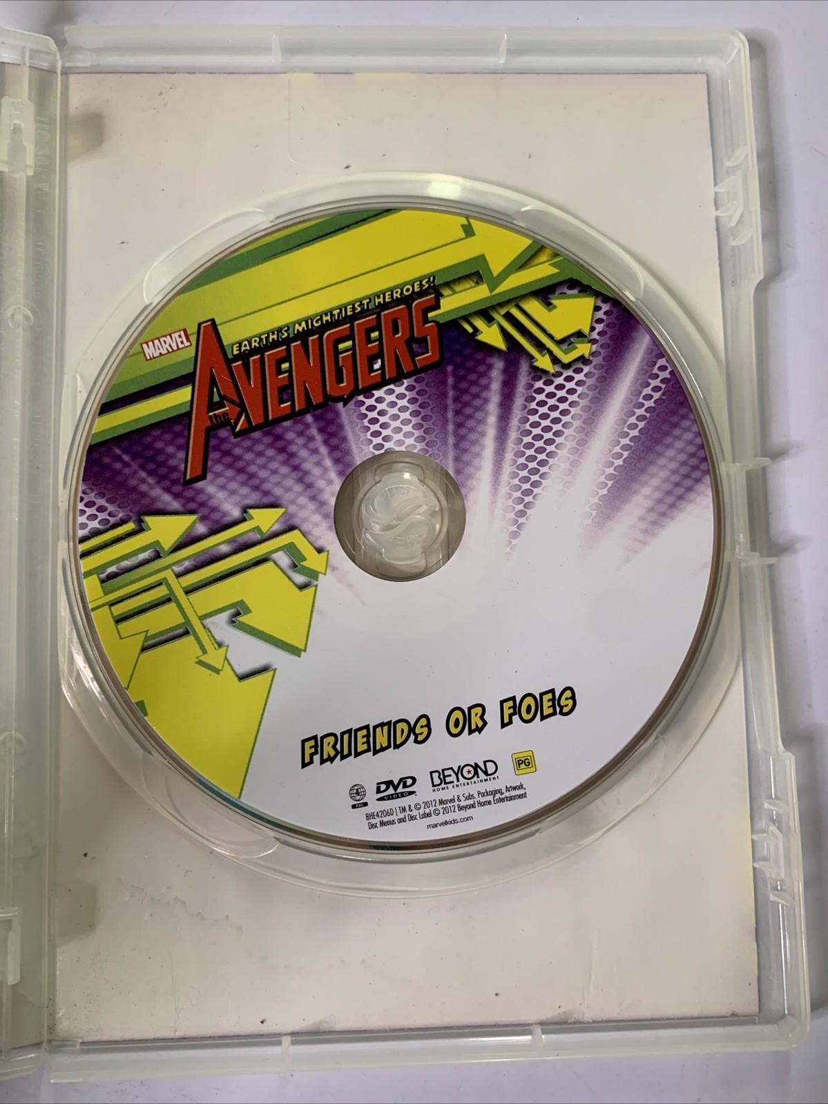 Marvel The Avengers: Friends Or Foes (DVD, 2011) Animation Region 4