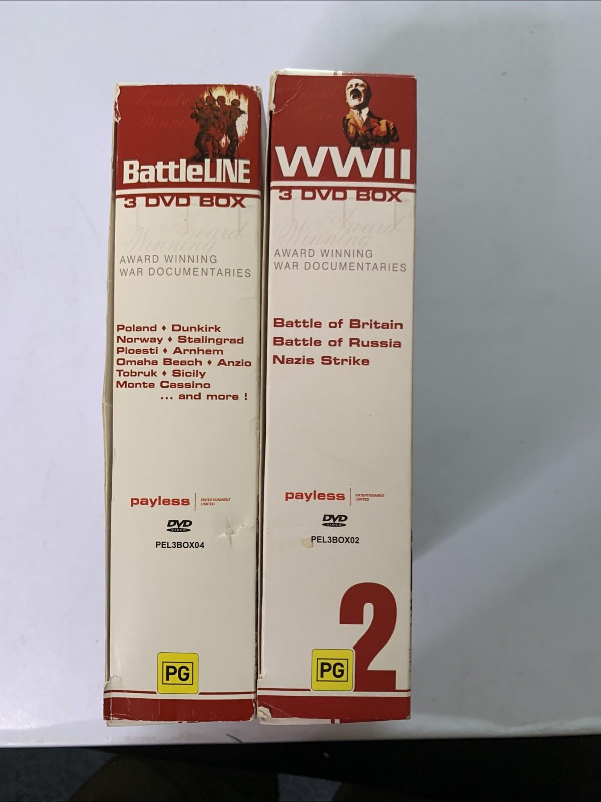 World War 2 Battle of Britain + Battle of Russia + Nazis Strike (DVD, 6-Disc)