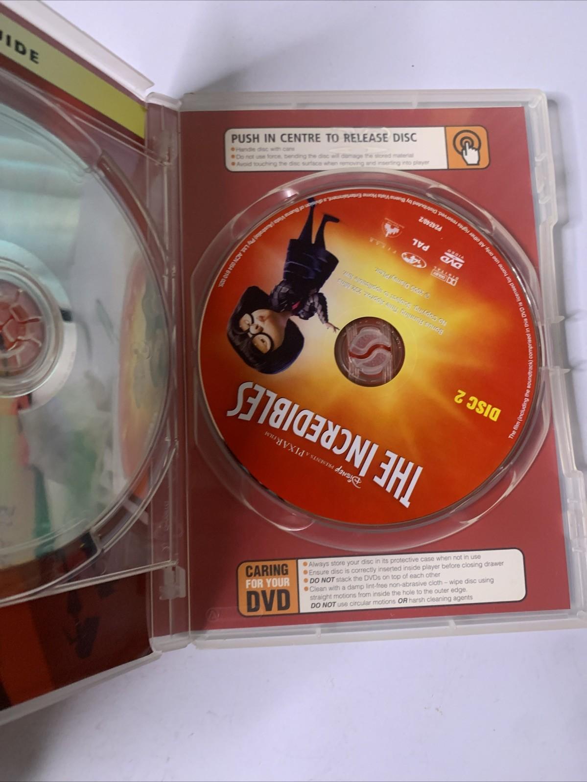 The Incredibles Pixar (DVD, 2004) Disney Animation Region 4