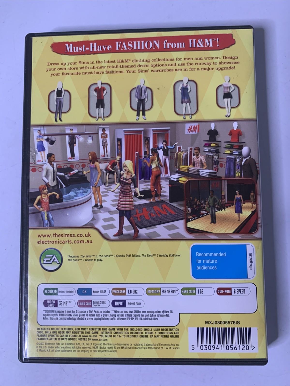 The Sims 2 Fashion Stuff PC Windows Expansion