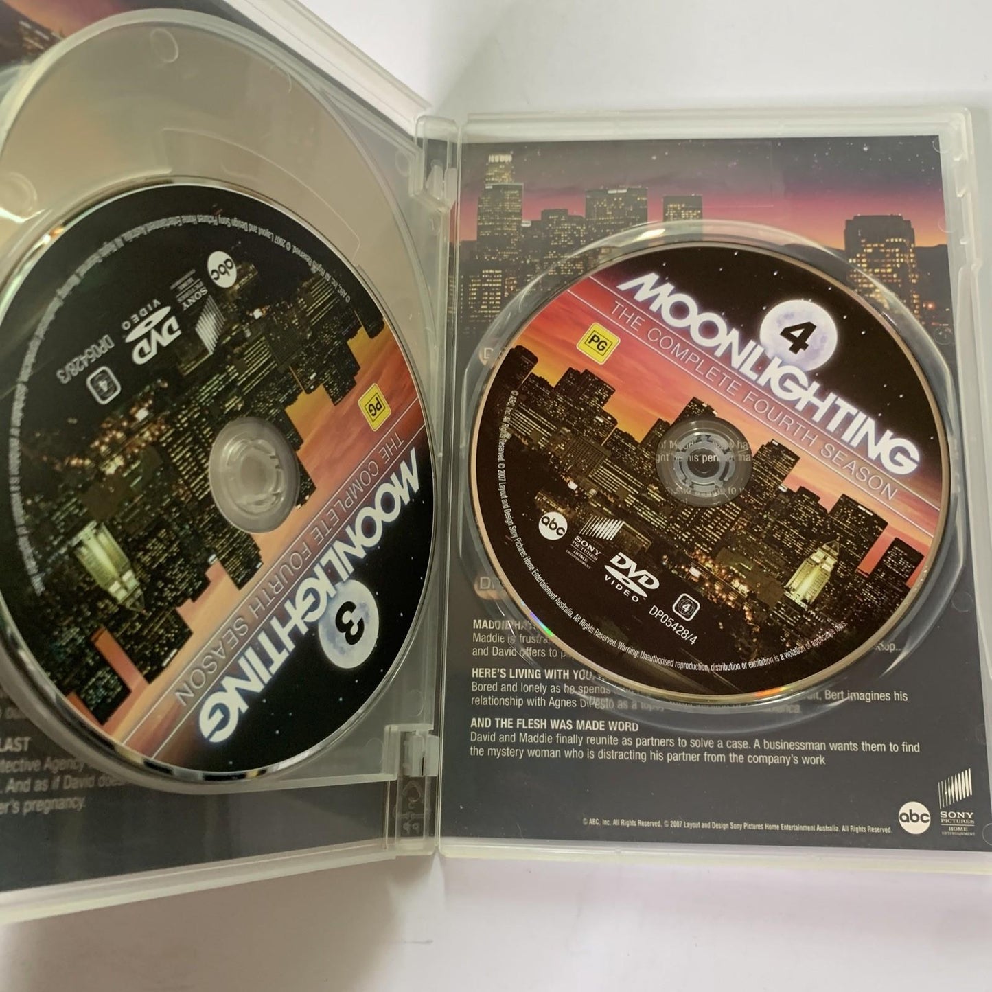 Moonlighting : Season 4 (DVD, 1985) Cybill Shepherd, Bruce Willis Region 4