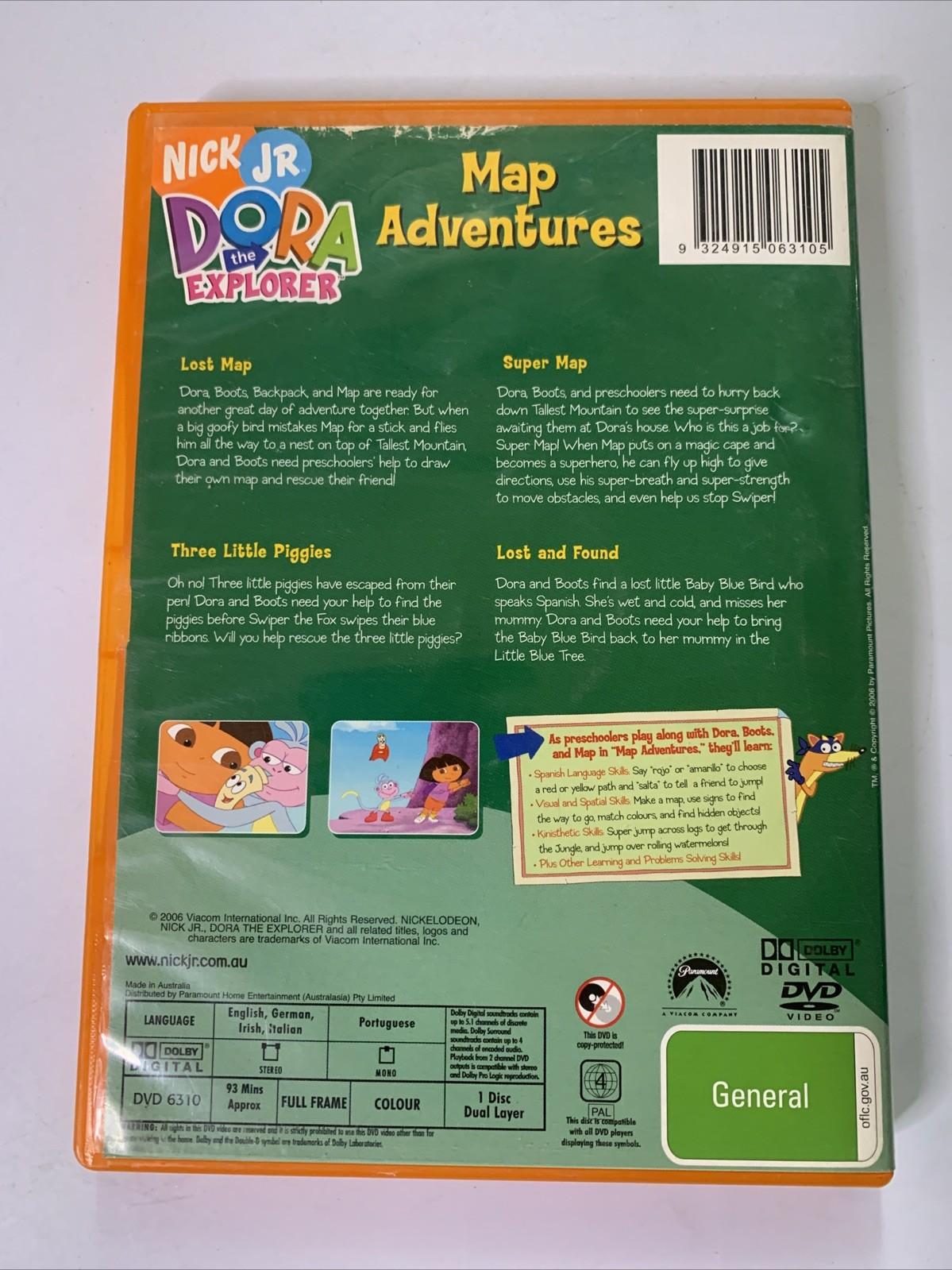 Dora The Explorer: Map Adventures (DVD, 2006) Region 4