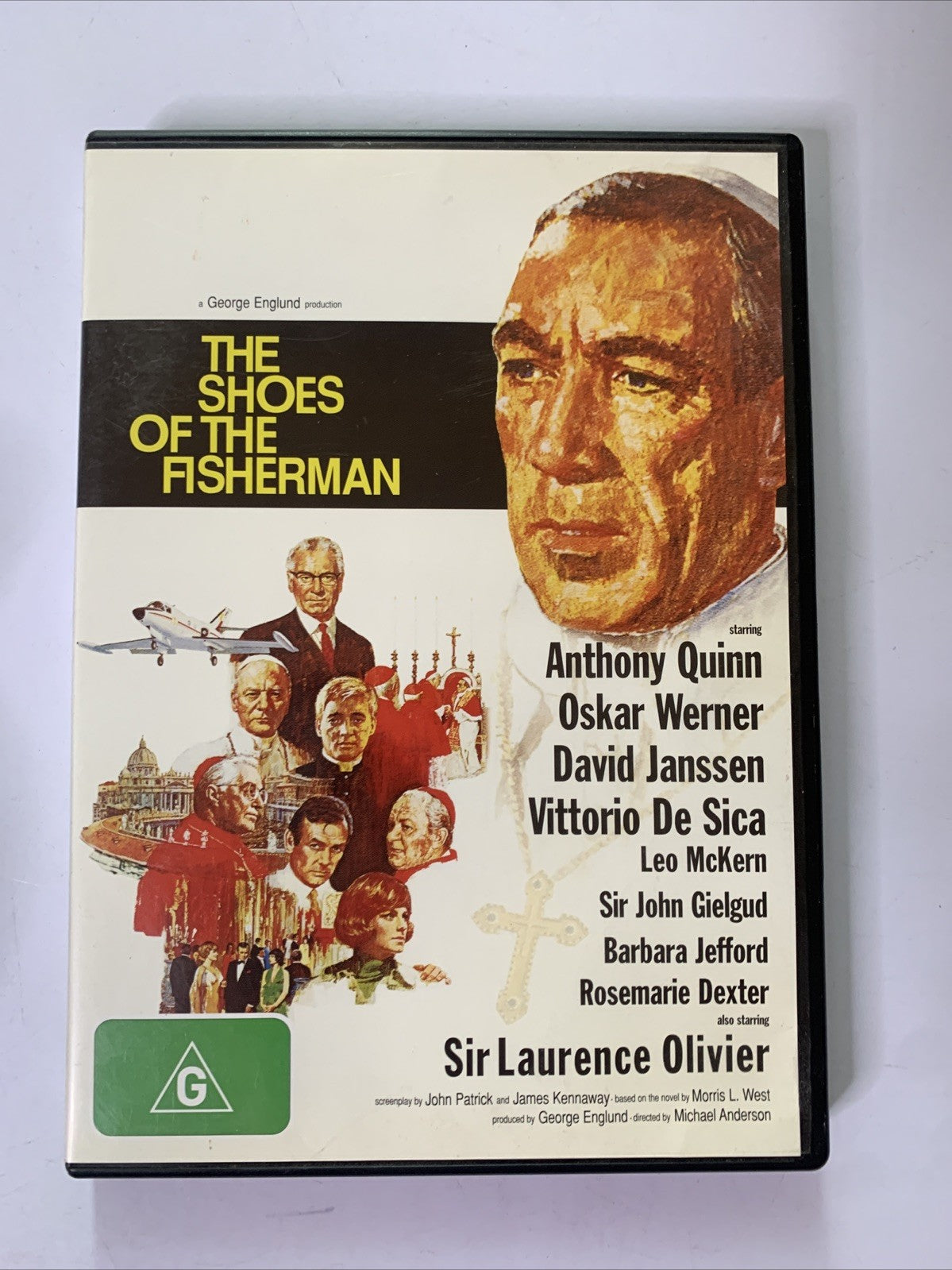 The Shoes Of The Fisherman (DVD, 1968) Anthony Quinn, Laurence Olivier Region 4