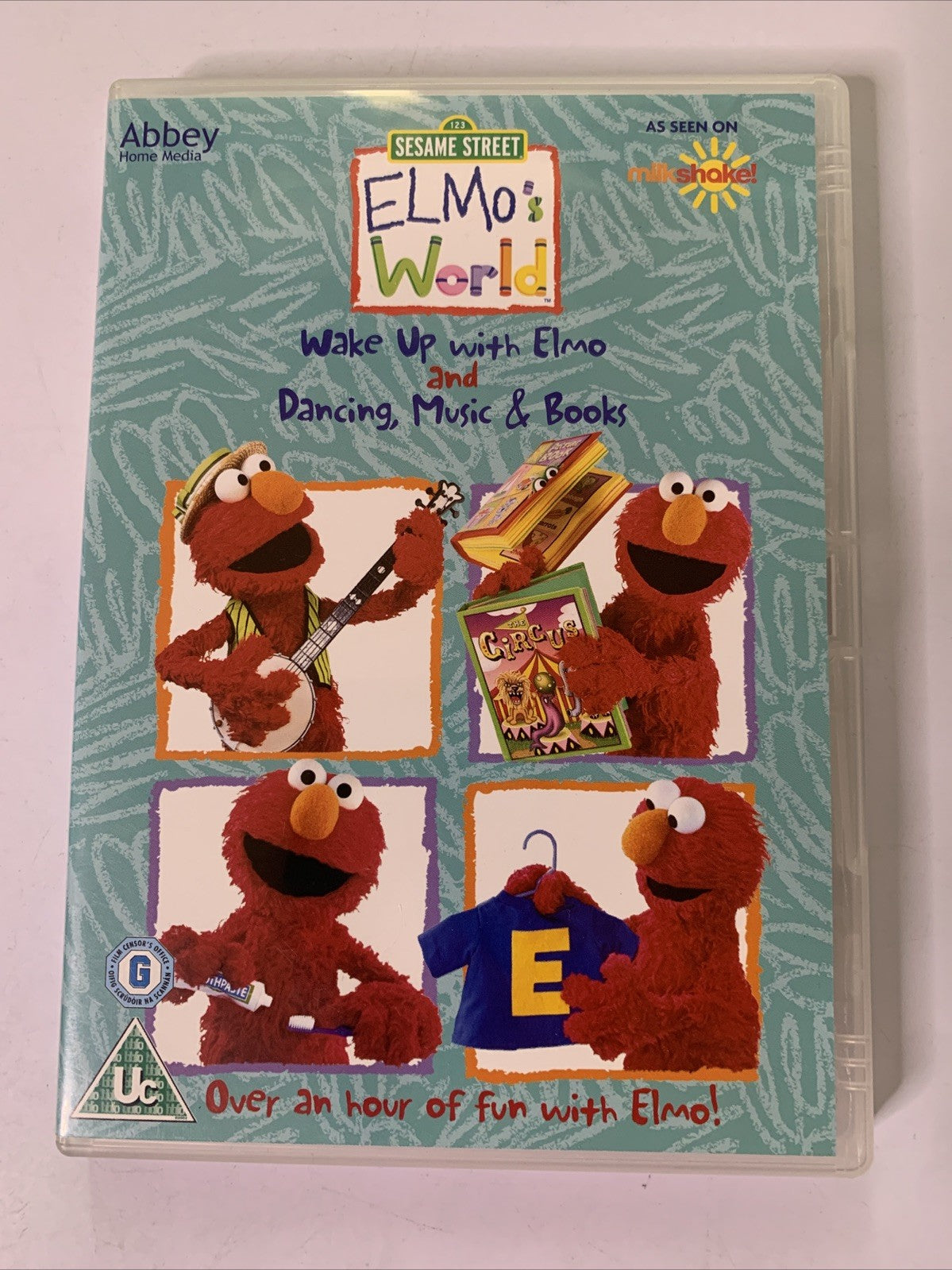 Elmo's World: Wake Up With Elmo + Dancing, Music & Books (DVD, 2008) Region 2