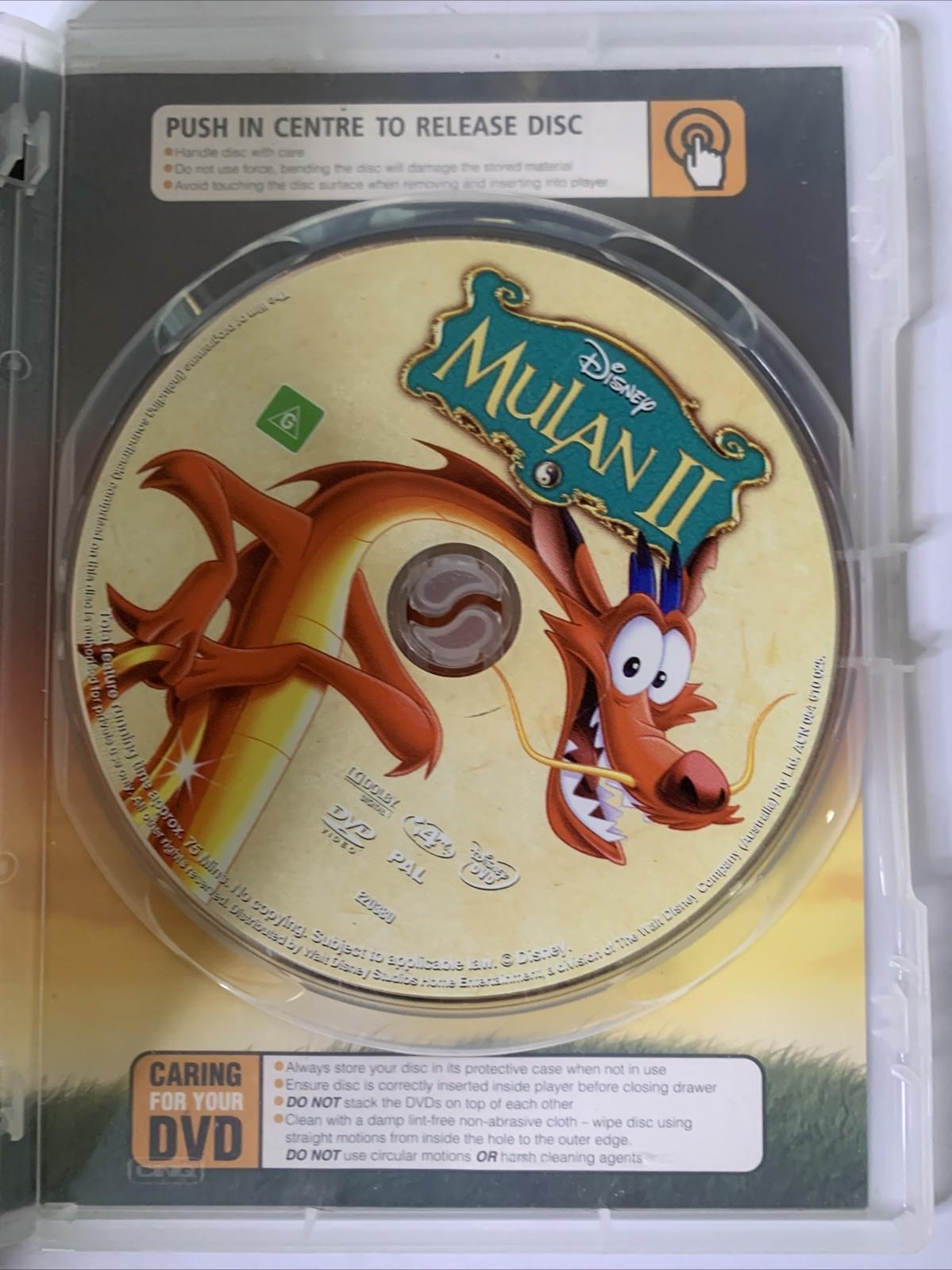 Mulan II (DVD, 2004) Disney Animation Region 4