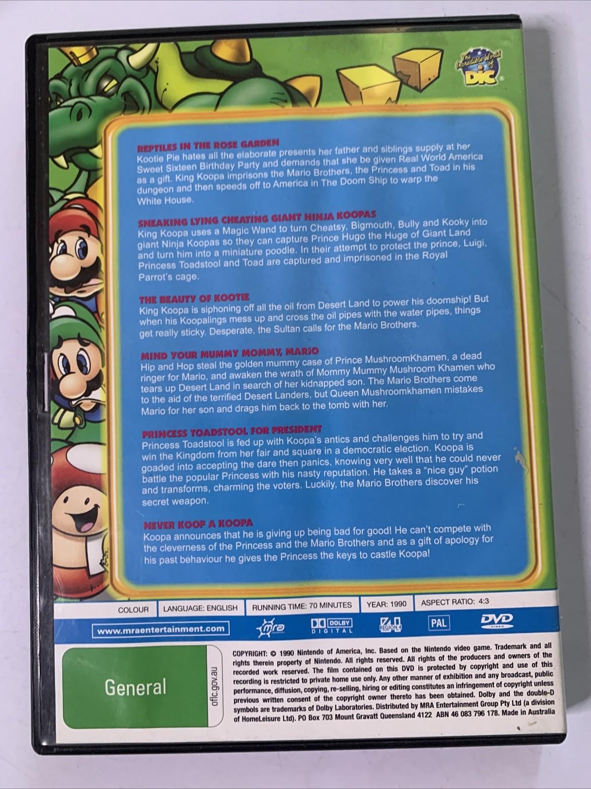 Super Mario World : Volume 1 (DVD, 1991) Animation Region 4