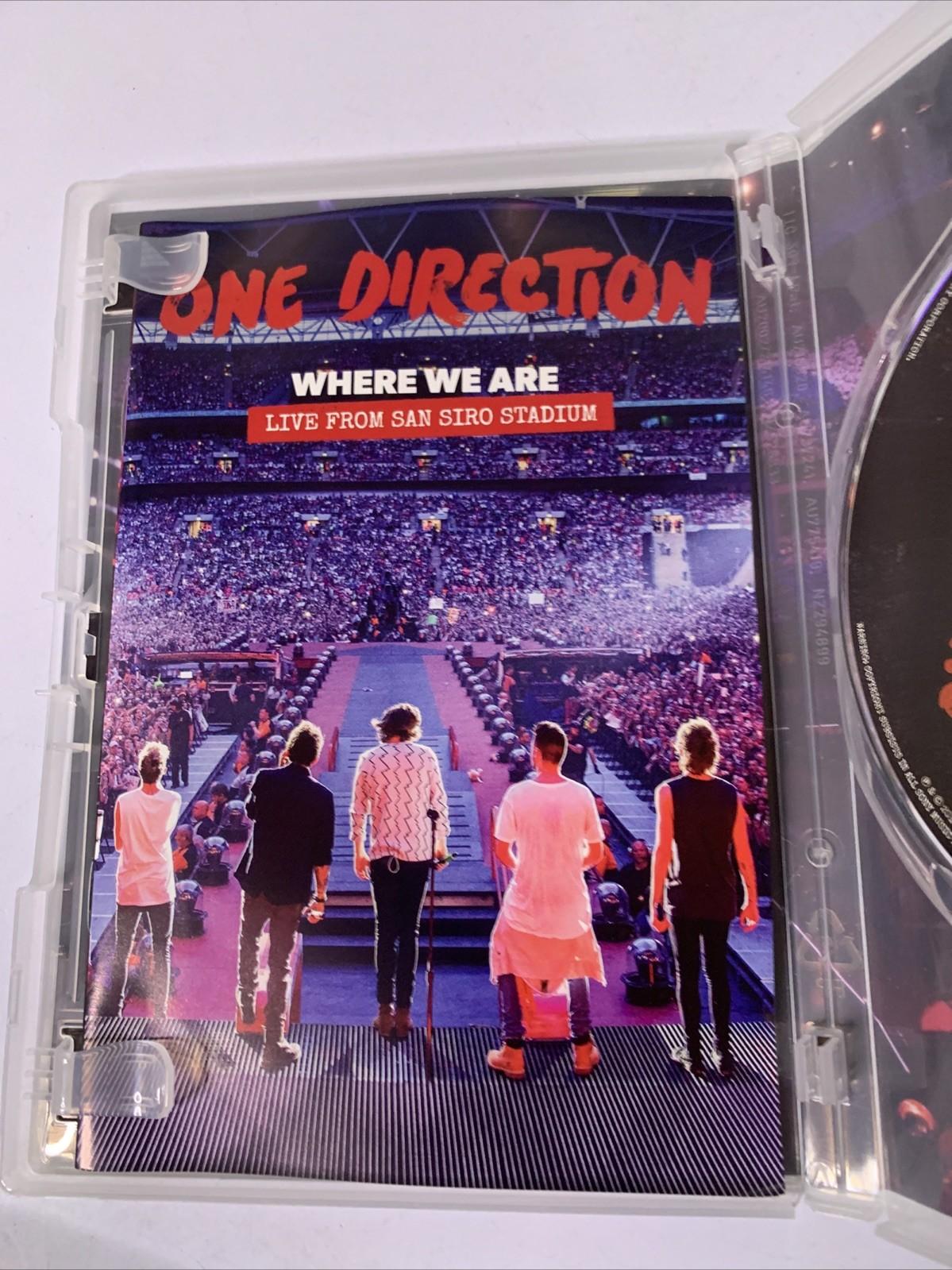 One Direction – Where We Are (Live From San Siro Stadium) (DVD, 2014) All Region