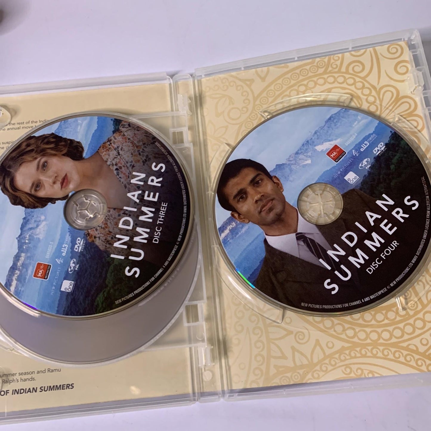 Indian Summers : Season 1 (DVD, 2015, 4-Discs) Region 4